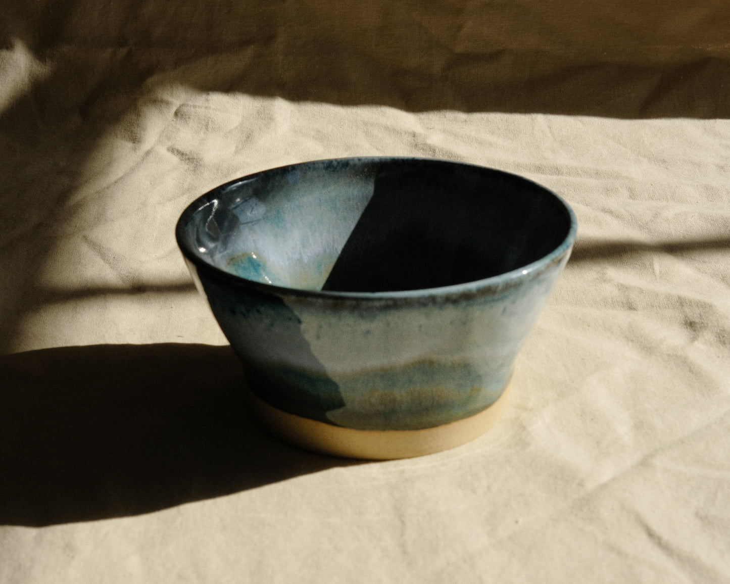 Snack Bowl in Deep Sea Foam