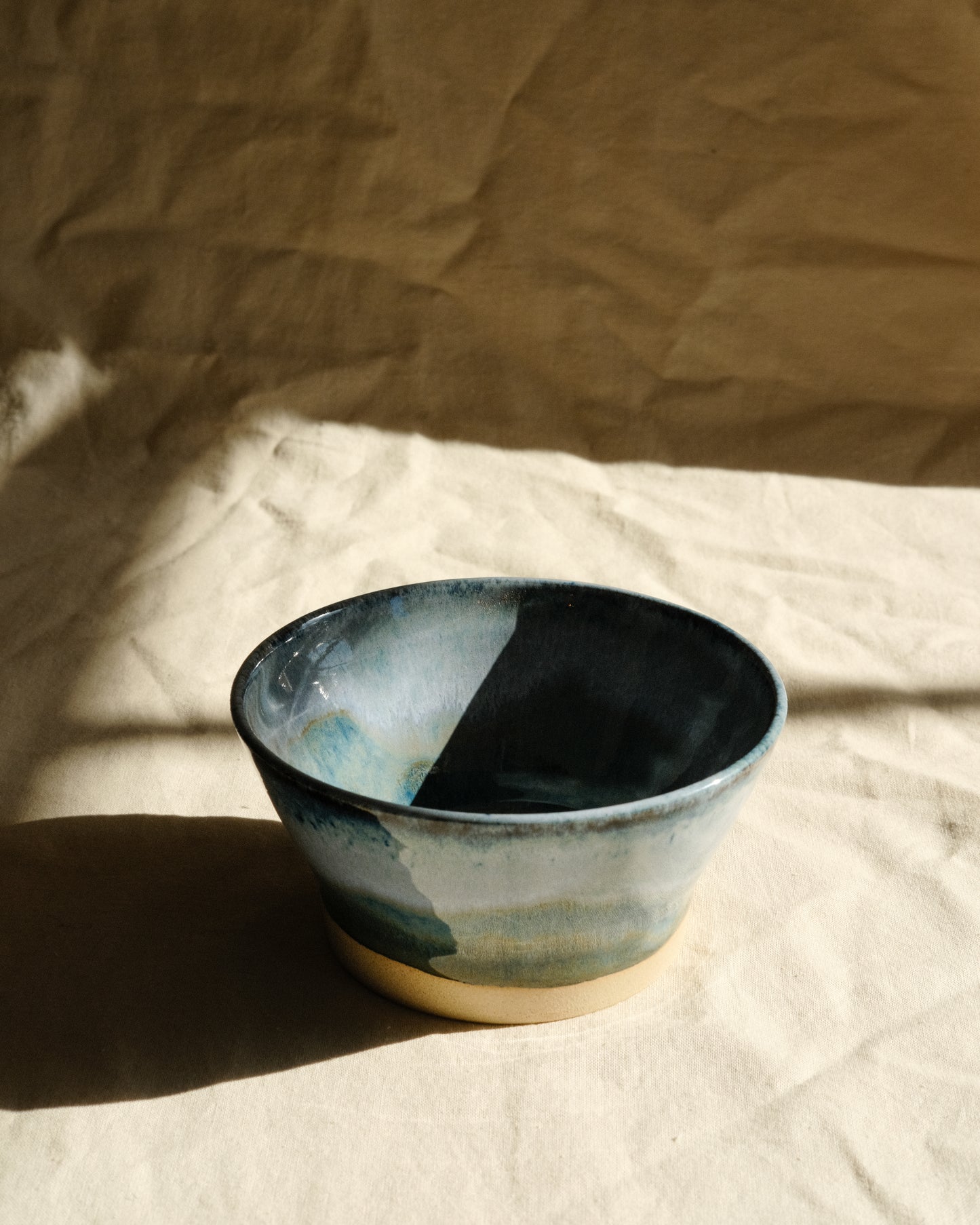 Snack Bowl in Deep Sea Foam